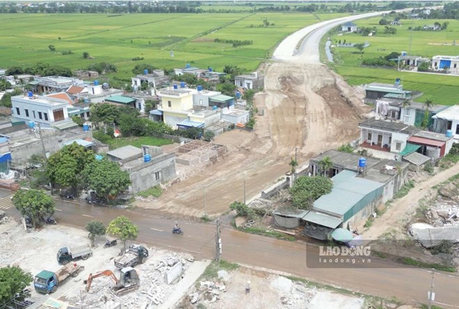 Tuyến đường trục hơn 3.000 tỉ đồng ở Hưng Yên chờ thông điểm nghẽn cuối