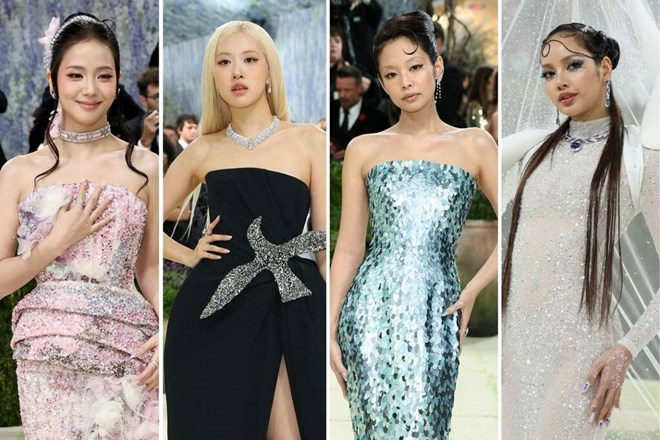Blackpink đánh dấu kỷ niệm 10 năm hoạt động với sự kiện gặp gỡ người hâm mộ tại Hàn Quốc. Ảnh: AFP