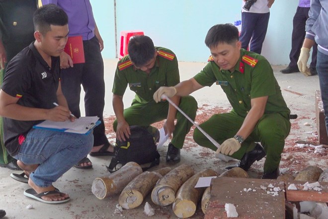 Gia Lai phá vụ giấu gần 1,2 tấn ngà voi trong lô gỗ từ Congo