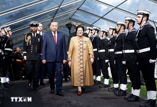 Lễ đón Tổng Bí thư, Chủ tịch nước Tô Lâm thăm cấp Nhà nước tới New Zealand