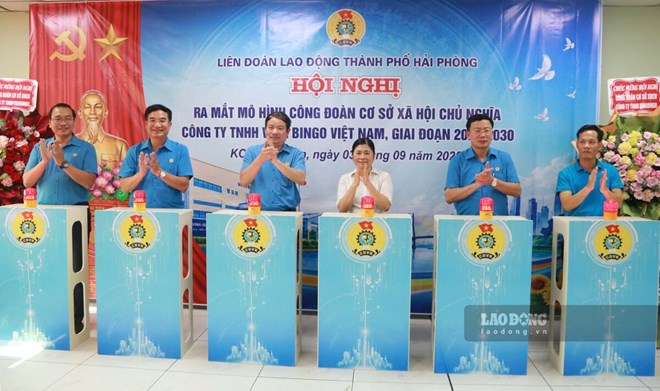 2 doanh nghiệp FDI ở Hải Phòng ra mắt mô hình Công đoàn cơ sở xã hội chủ nghĩa