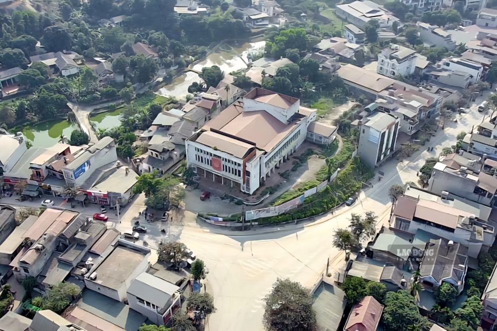 Đường Đào Giã ở trung tâm xã Thanh Ba. Ảnh chụp tháng 9.2026: Tô Công