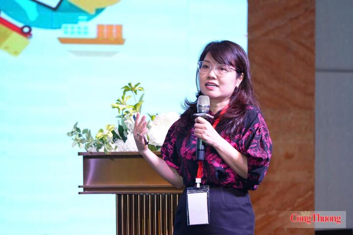 Bà Nguyễn Thu Huyền, Phó Tổ trưởng Tổ nghiệp vụ 4, Ban Giám sát quản lý về Hải quan, Cục Hải quan, Bộ Tài chính. Ảnh: Phương Trang