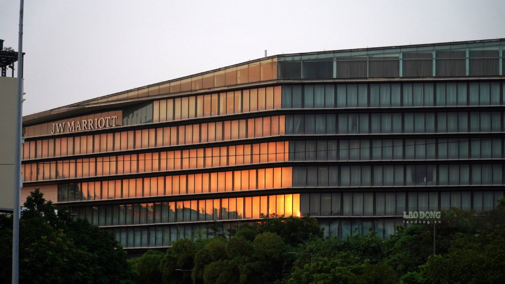 JW Marriott Hanoi là khách sạn đón tiếp G-Dragon trong chuyến đến Hà Nội biểu diễn tháng 6.2025. Ảnh: Minh Vũ