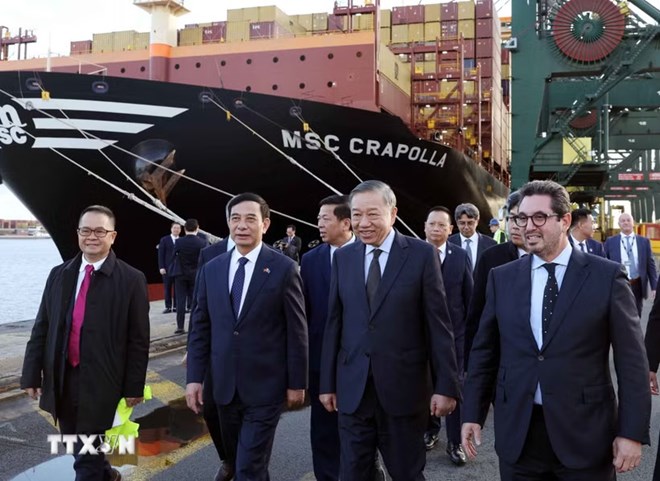 Việt Nam - Bỉ thúc đẩy hợp tác hàng hải, cảng biển và logistics