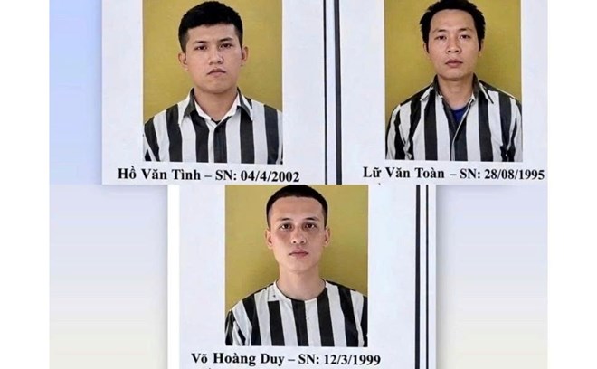 Công an tỉnh Khánh Hòa phát động phong trào nhân dân tích cực tham gia tố giác, cung cấp thông tin về 3 phạm nhân trốn khỏi Trại giam A2. Ảnh: Công an cung cấp