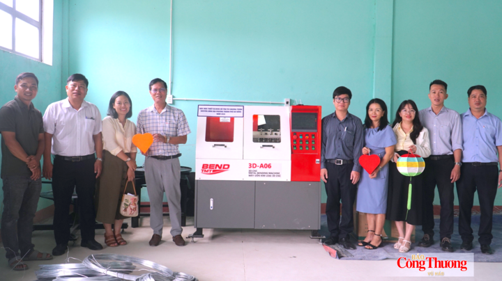 Nghiệm thu, bàn giao máy móc được thụ hưởng kinh phí chương trình khuyến công Đà Nẵng năm 2026 cho Công ty TNHH Sản xuất thương mại dịch vụ Thiên Đăng (phường Điện Bàn).