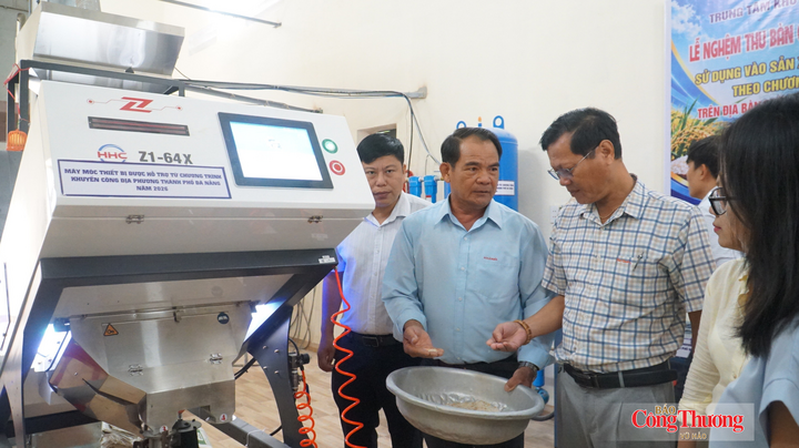 Nghiệm thu, bàn giao máy móc thiết bị hỗ trợ cho doanh nghiệp theo chương trình khuyến công Đà Nẵng năm 2026.