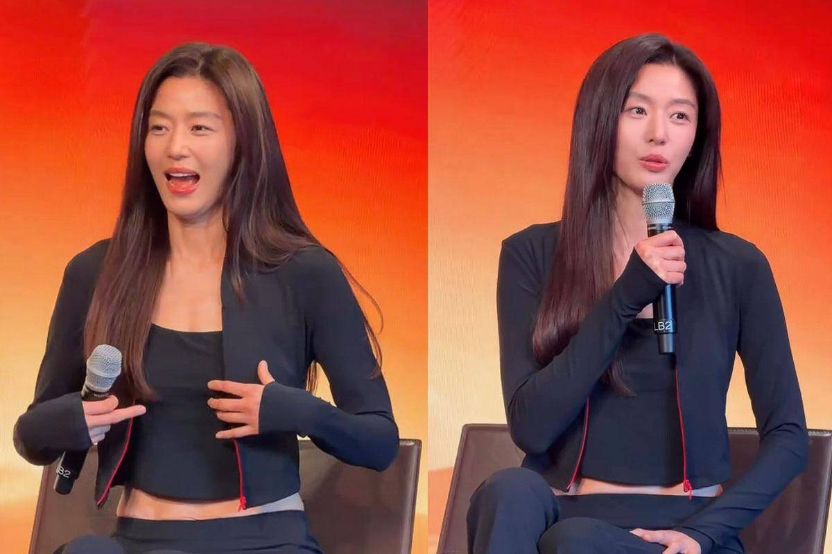 Jun Ji Hyun trẻ trung bất chấp tuổi tác. Ảnh: Lotte