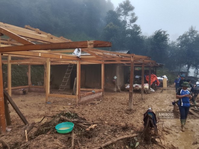 Người dân vùng cao Lào Cai thường xuyên bị ảnh hưởng của mưa lũ.